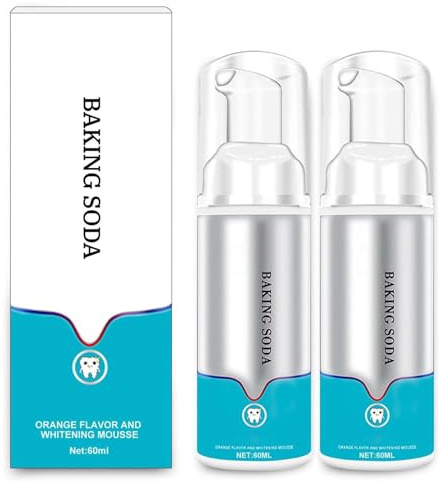 Foam Toothpaste,Flavor and whitening Mousse,Baking soda,Removing Yellow Teeth,Smoke Stains,Effectively Clean,Decompose Tooth Stains,Ultra fine Foam,Freshens Breath,Teeth whitening Essence (2)