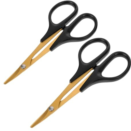 FRCOLOR 2 Piezas Tijeras para Recortar Carrocerías RC Herramientas De Precisión para Reparar Coches y Aviones RC