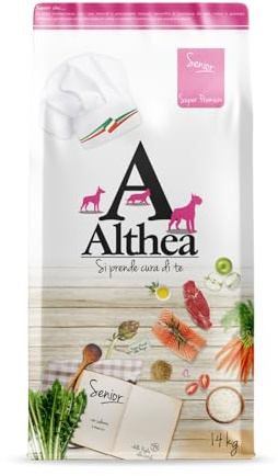 Althea Senior - Cibo Per Cani Anziani di Taglia Grande, con condroitina e glucosamina - 14 kg