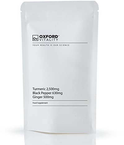 Turmeric 2,500mg, Black Pepper 630mg & Ginger 500mg Tablets (365)