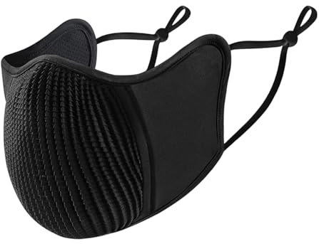 jopiuieo Halbmaske, UV-Gesichtsschutz, Wiederverwendbare Atmungsaktive Anti-Beschlag Maske Aus -Seide Für Radfahren, Ren, Outdoor Sport Und Laufen