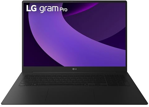 LG gram Pro 17-inch Lightweight Laptop Computer, Intel Evo Edition Powered by Intel Core Ultra7 255H Processor, NVIDIA RTX5050, Windows 11 Home, 32GB RAM, 2TB SSD, Black