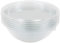 Festipack Guillin SL2200C Schüsseln, rund, 2200 cc, mit Deckel, Polyethylen, 26 x 26 x 6,2 cm, 6 Stück
