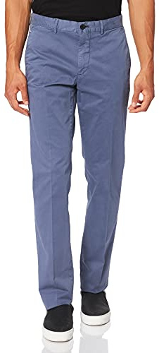 Tommy Hilfiger Pantalones GMD de Sarga Fina Denton TH Flex para Hombre, Desvanecido Índigo, 31W/34L