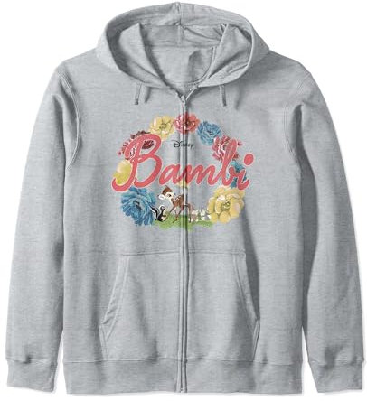 Disney Bambi Floral Ring Logo Kapuzenjacke