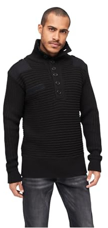 Brandit Men's Alpin Pullover Troyer Black size L