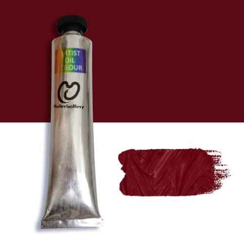 Artist Ölfarbe hochwertige Ölfarbe 200 ml Tube in 21 Farben (Rot Dunkel)