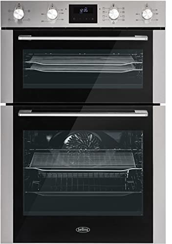 Belling Built In Electric Double Oven with Catalytic Liners - Stainless Steel