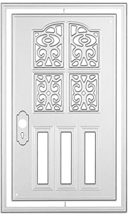 Tortür Stanzschablone Cutting Dies Stanzformen Fenster Türen Schneiden Prägeschablonen Prägung Metall Schablone Stanzschablonen für DIY Scrapbooking Album Kartenherstellung Karten Basteln Dekoration