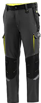 Sparco Pantaloni da Lavoro Oregon da Uomo. Pantaloni in Tessuto Tecnico Nylon Stretch 240 g/m². Multitasche con Rinforzi sulle Ginocchia, robustezza Superiore. Modello Tech Light M