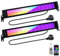 BOSITE RGB LED Strahler, 2 Stück 50W Schwarzlicht UV mit Fernbedienung, IP66 Wasserdicht RGB+UV Flutlicht Außen, Schwarzlichtlampe für Glow Party Körperfarbe Garten Neonfarbe [Energieklasse E]