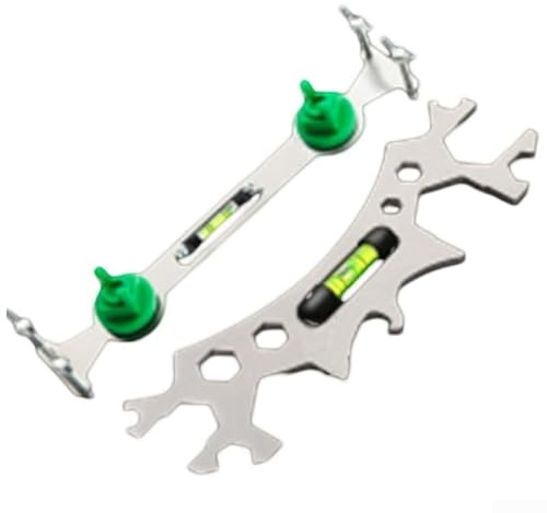 Niveleur de tuyau en métal et clé hexagonale avec niveau intégré pour installation de tuyaux d'eau chaude et froide, pommeau de douche et robinet Positio