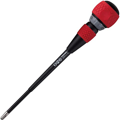 VESSEL BALL GRIP Ratchet Screwdriver (+3x150(6))