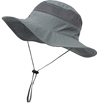 YAMEE Sonnenhut Kinder UV Schutz Fischerhut Mesh, Sonnenkappe Mädchen Strandhut Jungen Mütze Kinder Baby Sonnenmütze Faltbar Atmungsaktiv, Sommer Kinderhut 6 Monate - 8 Jahre