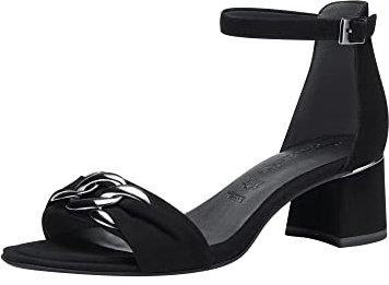 Tamaris Damen 1-1-28342-20 Sandale, Schwarz, 38 EU