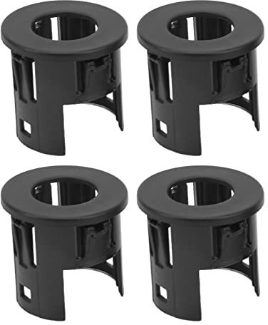Aramox 4 Pcs Parking Assist Sensor Bezels Avant Arrière Stable Performance Arrière Aide Au Stationnement Alarme Capteur Support De Remplacement pour 1500
