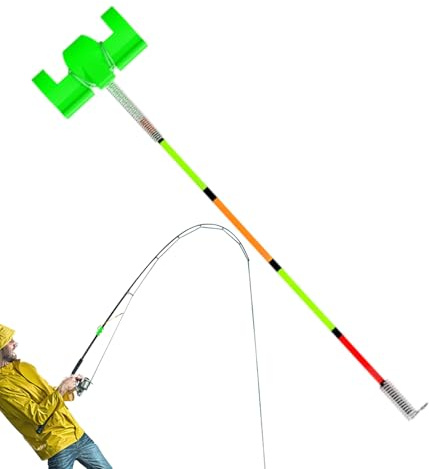 Alarma de mordida de pesca, dispositivo de alerta de caña transparente, indicador LED sensible de mordida de pesca, alarma electrónica de sonido y luz, alerta nocturna de huelga, accesorios para
