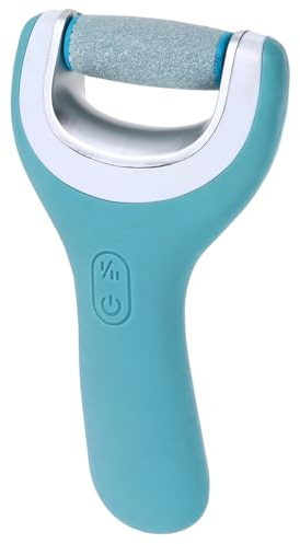 POPETPOP Épilateur Électrique Rechargeable pour Pieds Bleu Râpe à Pied Élimine Callosités Gommage Exfoliant sans Fil Appareil Anti-Callosités Portable USB à Domicile et Voyage
