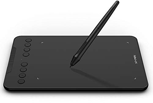 XPPen Deco mini7 V2 Graphics Drawing Tablet with with 7 Working Area, 16,384 Pen Pressure Levels, Supports Windows, Mac and Android
