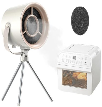 Kasmole Hotte de Cuisine portative - Hottes de Cuisine de Bureau,Ventilateur d'extraction de Cuisine Portable à 3 Vitesses, Filtre Amovible pour hotte de Table, Accessoires de Cuisine