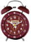 PRESTIGE & DELUXE Sveglia al quarzo silenziosa con luce Torino prodotto ufficiale + portachiave calcio