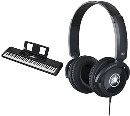 Yamaha Clavier portable PSR-EW320 pour débutants livré avec un casque HPH-100