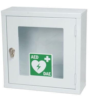 Generico TECA ARMADIO PER DEFIBRILLATORE dimensioni mm 425x425x180