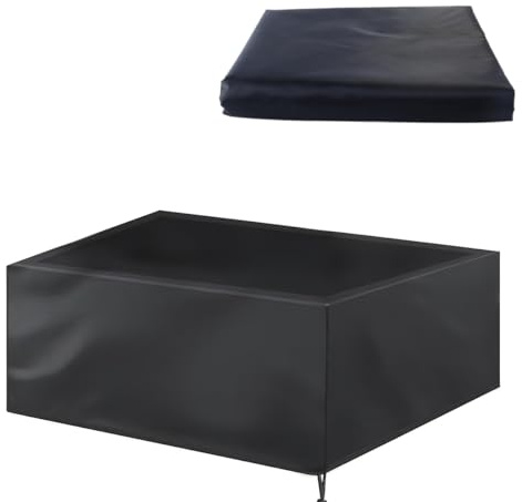 Nicear Funda para mesa de billar de 2,13 m, impermeable, para exteriores e interiores, a prueba de polvo, protección solar y contra la lluvia, color negro