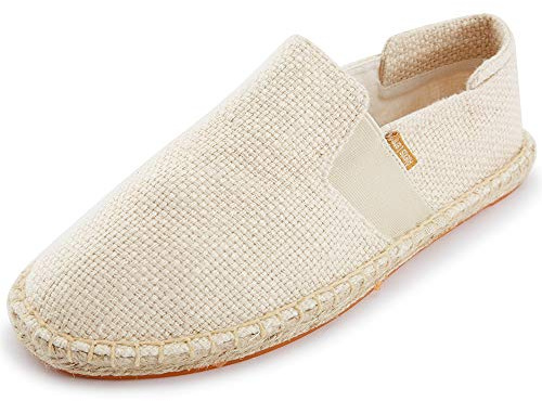 Alexis Leroy Espadrilles Plates en Toile pour Hommes