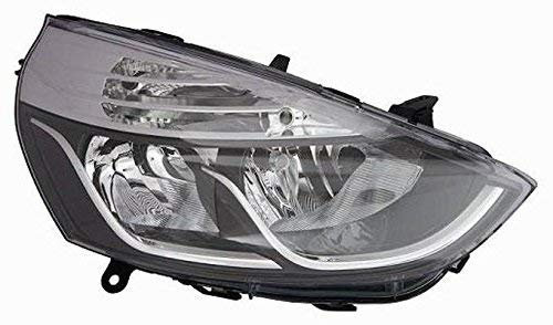 FARO PROIETTORE ANTERIORE DESTRO PARABOLA NERA BORDO CROMATO CLIO DAL 2012 AL 2016