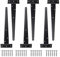 Justech 6pcs 10 Charnières en T Super Heavy-Duty T-Hinge Barn Charnière de Porte T-Pentures de Fer pour Fenêtre Quincaillerie Volet Évent
