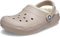 Crocs Unisex Erwachsene Classic Lined Clog Clog, Mushroom/Bone, 37/38 EU
