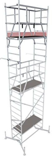 Krause Monto Climtec 710147 Échafaudage en aluminium Hauteur de travail env. 7 m