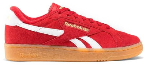 Reebok Club C Grounds UK Herren-Sneaker, Flashred Gum7 Ftwrwhite, 43 EU