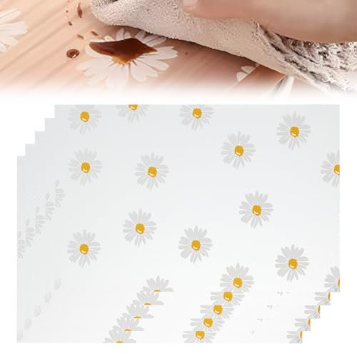 5PCS Tapis de réfrigérateur Tapis de réfrigérateur lavables, 45×30cm Tapis de Frigo Réutilisable, Tapis de Tiroir, Antidérapant, Tapis de Refrigerateur EVA, pour Cuisine, Réfrigérateur et Armoire