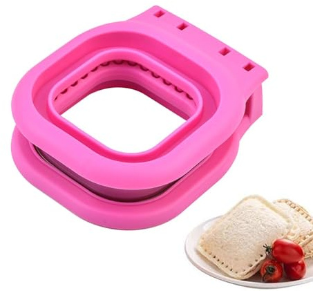 Cortador y sellador de sándwich, sellador de sándwiches de almuerzo, cortador de sándwich colorido sin corteza, sandwichera sin corteza para niños, cortador de sándwiches de almuerzo escolar, sellador