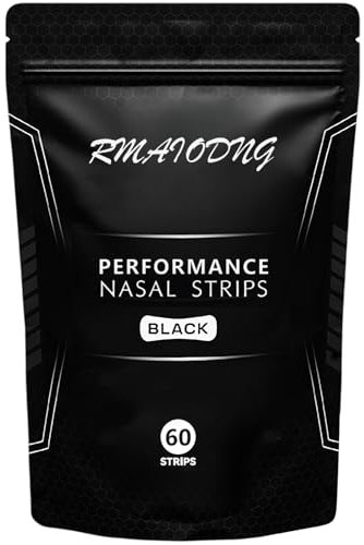 Nasenpflaster Schnarchen, Nose Strips Schnarchstopper 60 Stück, Nasenstrips Besser Atmen, Anti Schnarch Nasal Strips für Schlafen und Sport