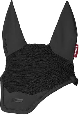 LeMieux Essence Acoustic Fly Hood - Sound Proof Micro-Foam - Black - Large