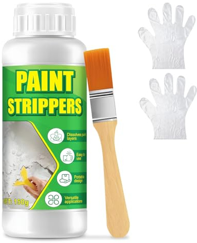NoxGule 150g Sverniciatore, Sverniciatore per Legno, sverniciatore Metallo, Rimuove Rivestimenti Ostinati, per Rimuovere Vecchie Vernici da Superfici in Legno Metallo