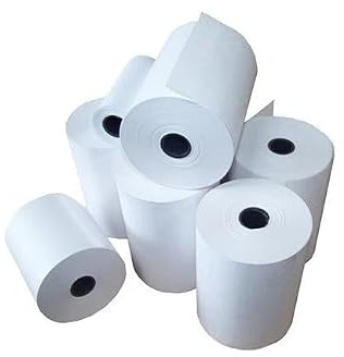 YAS INTERNATIONAL Premium Thermal Paper Till Receipt Rolls, 57x57mm, for EPOS Printer, POS Terminal, Cash Registers (20 Rolls)