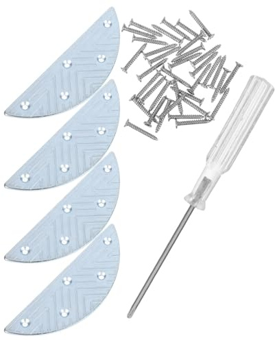 OKUMEYR Almohadillas Antidesgaste para Talones Antideslizantes Hierro Plata Puntas para Reparación Protección y de Suelas para Calzado Caminata