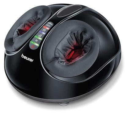 Beurer FM 90 Fußmassagegerät, mit Luftkompressionsmassage, Wärmefunktion, drei Shiatsu-Massage Kombinationen