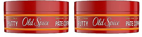 Old Spice Hair Styling Putty for Men, 2.22 Oz, Twin Pack, 2.22 ounces