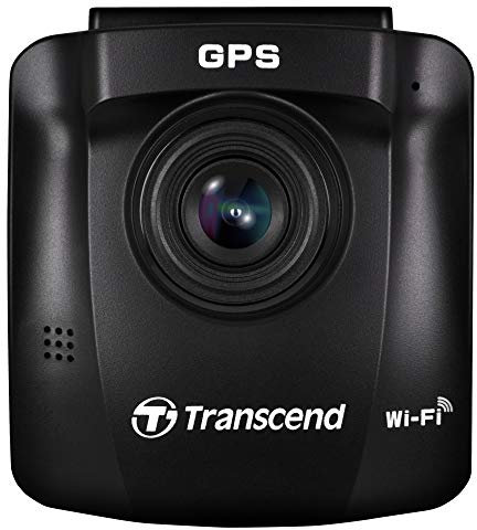 Transcend DrivePro 250 Dash Camera with STARVIS high-sensitivity image sensor, Built-in GPS, WI-FI and Battery with Parking mode and time-lapse video TS-DP250A-32G