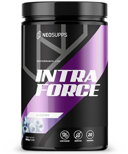 Neosupps - Intra Force - Blueberry 1000g I Hochdpsiertes Intra Workout Pulver mit Cluster Dextrin und Taurin für mehr Energie beim Training