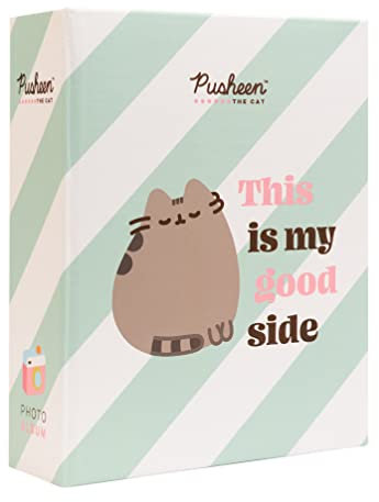 Grupo Erik: Album fotografico Pusheen | Album foto 10x15, 100 tasche e copertina rigida, Album fotografico per 100 foto ricordo, 1 foto per pagina, Album foto piccolo, album pusheen the cat