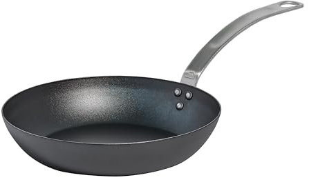 Made In Cookware - Padella Stagionata in Acciaio al Carbonio Blu da 25,4 cm - Prodotto in Svezia - (come la ghisa, ma migliore) - Pentole Professionali - Compatibile con Induzione