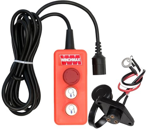 WINCHMAX Wander Lead. Remote controller with 3.7m lead to fit 20,000lb winch
