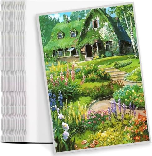 Tyafzzn 25 hojas de papel de 300 g/m² (28 x 19 cm), papel de acuarela de algodón, papel hecho a mano, papel texturizado para tarjetas de felicitación, manualidades, pinturas, cartas, etc