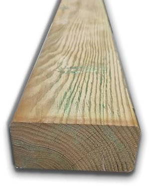Listello in legno di pino nordico, sezione 4,5x9 cm, lunghezza 3 metri, classe di impermeabilizzazione 4 (3 metri)